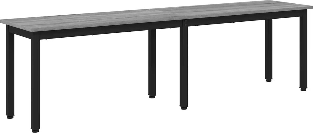 vidaXL pad Szürke Sonoma 160 x 35 x 45 cm Faanyag