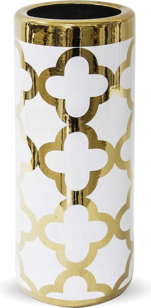 Stílusos Kerámia esernyő Glamour arany fehér esernyőtartó