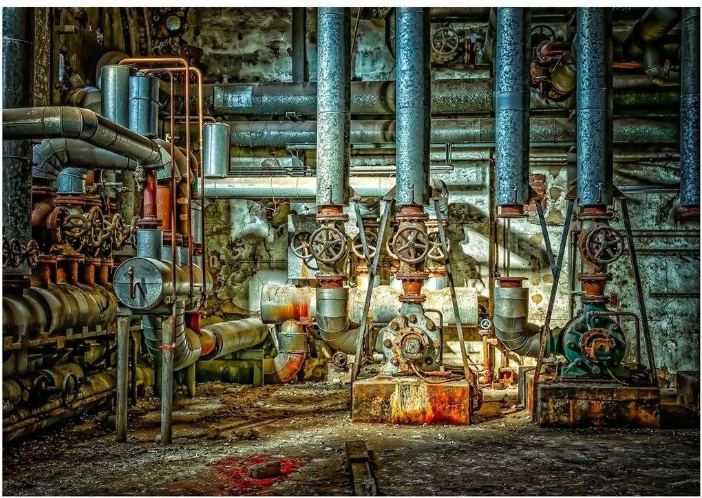 Fotótapéta kazánház cső pince fotótapéta 208 x