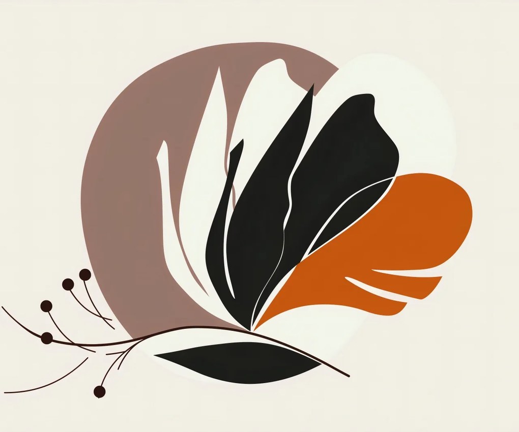 Poszter 60x50cm Növényi elegancia