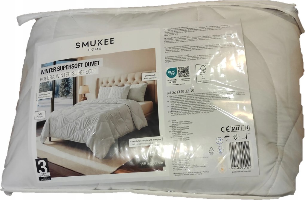 Smukee bolyhos téli paplan 155 x 200 cm Winter Supersoft 221