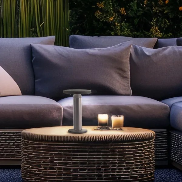 Brilliant - LED Napelemes dimmelhető érintős lámpa MAGUA LED/2W/3,7V IP44 fekete