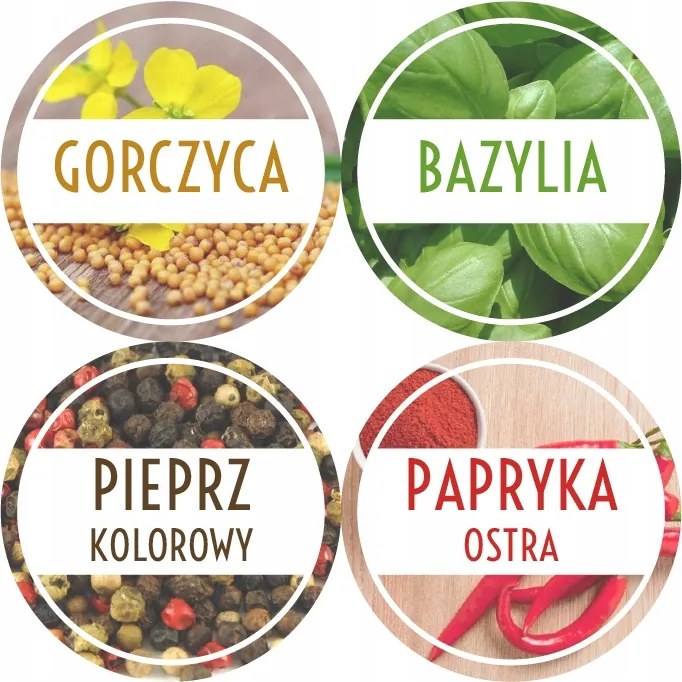 Befőttesüveg Címkék Fűszertartó Matricák fiókba 300db