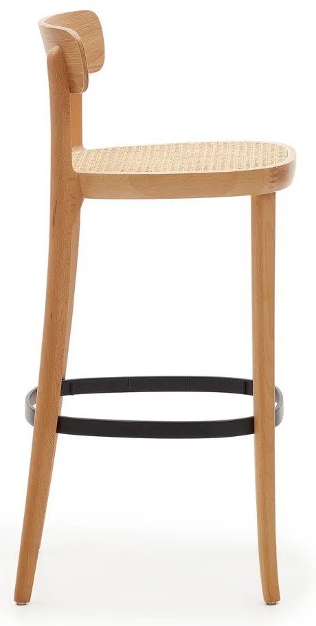 Natúr színű bárszék kőrisfa dekorral 99 cm Romane – Kave Home