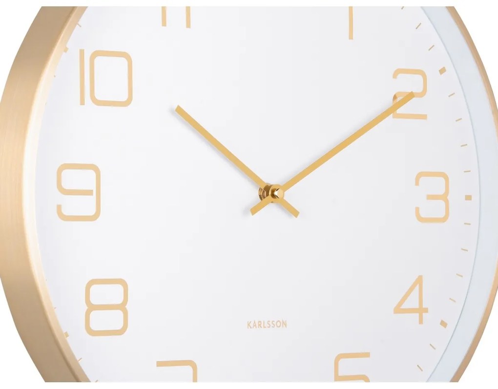 Karlsson 5973WH design falióra fehér, átmérő 40 cm