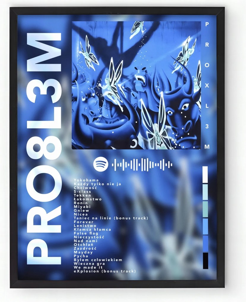 Poszter keretben Album Pro8l3m Proxl3m 30x40 cm Ajándék ötlet