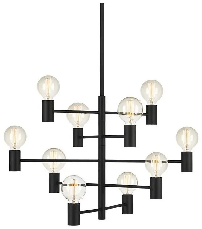 Markslöjd 107187 - Csillár rúdon PARIS 10xE27/60W/230V