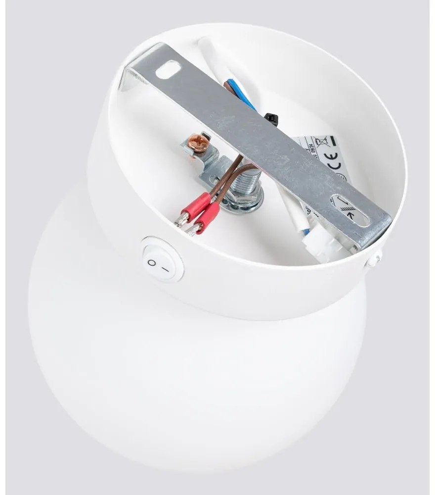 Fehér fali lámpa Blaze – Sollux