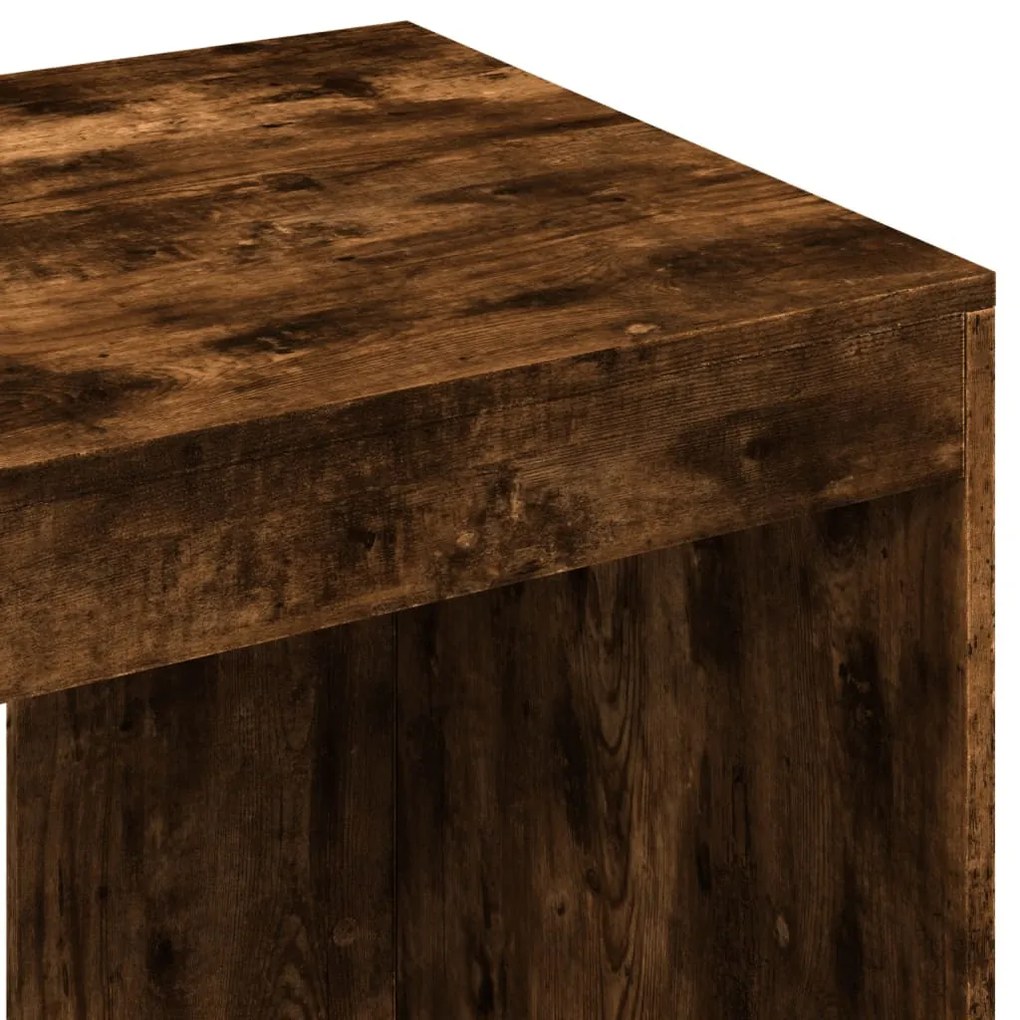 füstös tölgy színű szerelt fa irodai asztal 103,5x56,5x94 cm