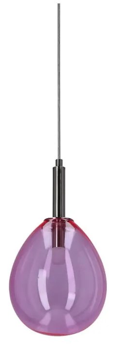 Lila LED függőlámpa üveg búrával Lukka – Candellux Lighting