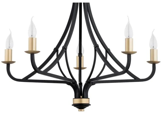 Argon 2171 - Csillár láncon LORENZO 5xE14/7W/230V