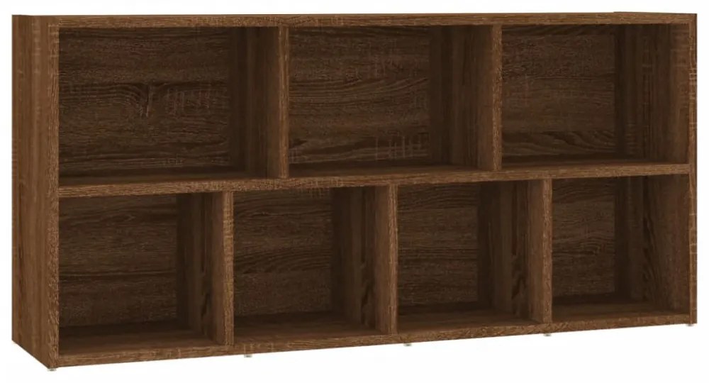 barna tölgy színű könyvszekrény 50 x 25 x 106 cm