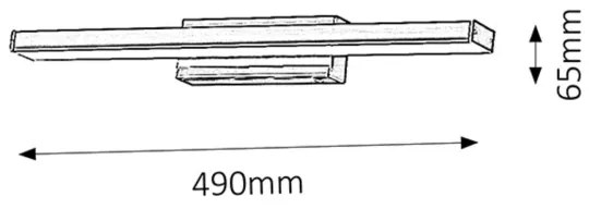 Rabalux 5897 - LED Fürdőszobai fali lámpa JOHN 1xLED/12W/230V