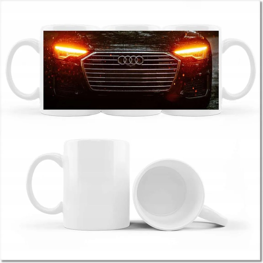 Audi nyomott mintás bögre Gyönyörű autók