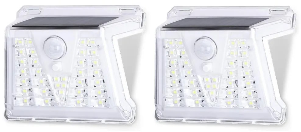 Aigostar B.V. Aigostar - KÉSZLET 2x LED Kültéri szolár lámpa érzékelővel LED/1,48W/3,7V IP65 AI0547