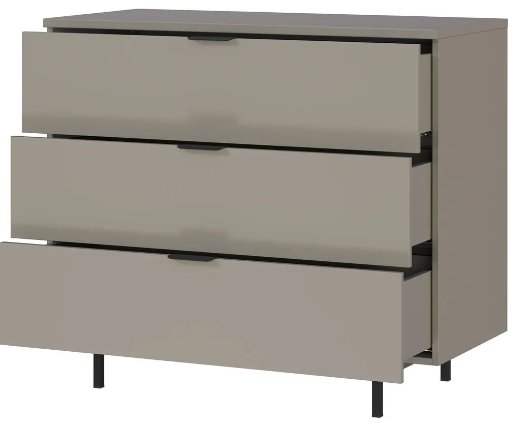 Szürke gyerek komód 105x92x54 cm Tomino – Germania