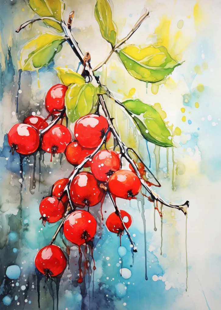 Poszter 64x90cm Véres gyümölcsök szimfóniája