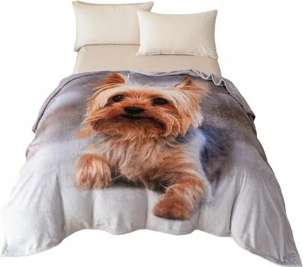 Takaró 160x200 Mikroszálas Puha York kutya