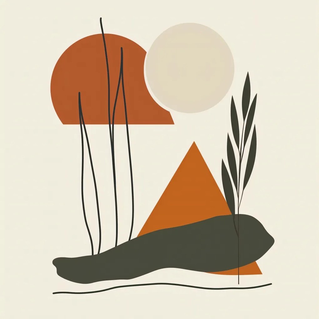 Poszter 90x90cm Bézs tekintet