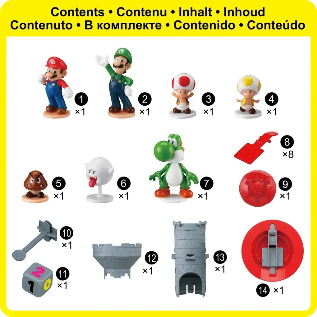 Epoch Super Mario Blow Up társasjáték Shaken Tower