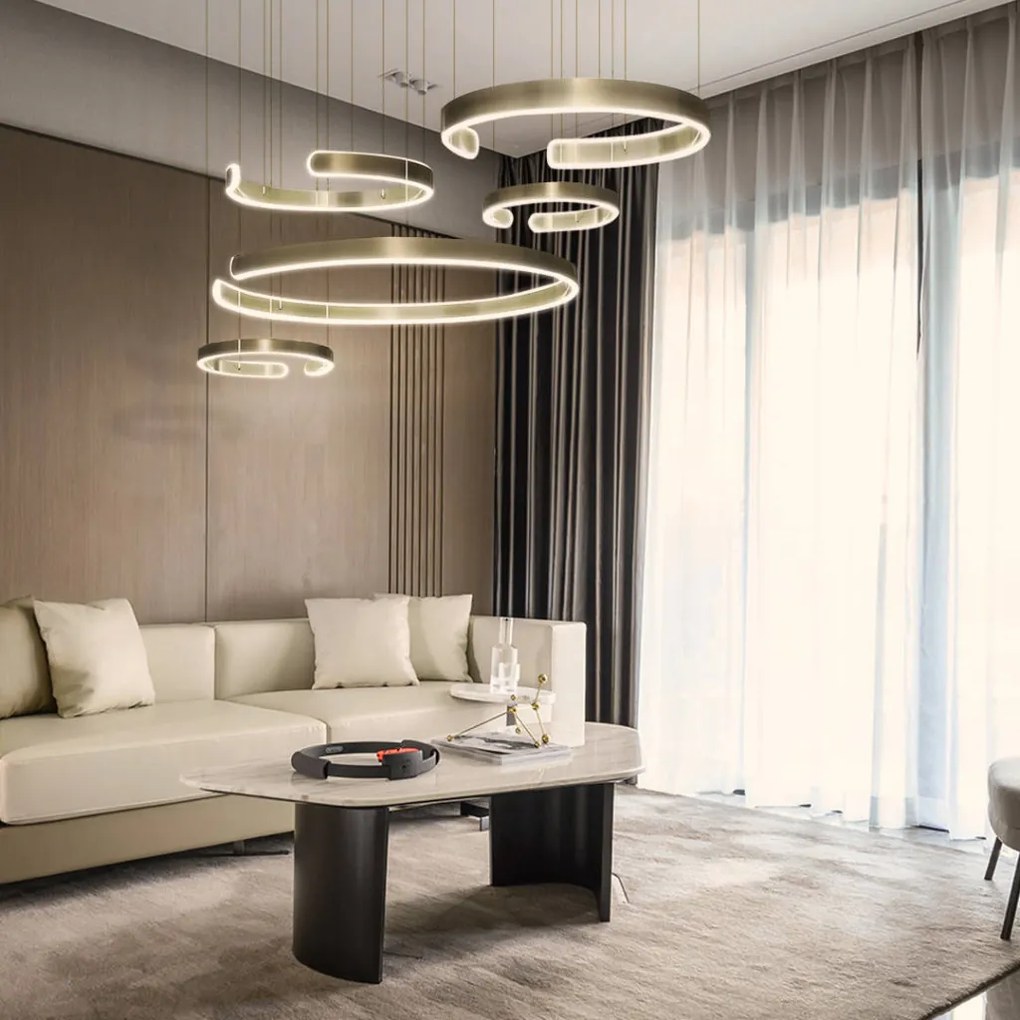 DomenoLED OKRĘGI 542 Függőlámpa 264W/LED