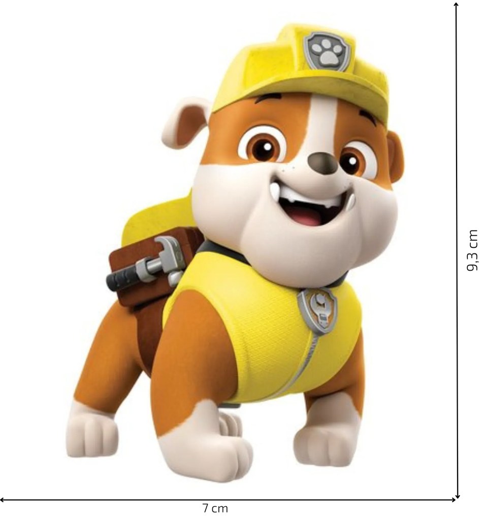 PIPPER. Matrica a kapcsoló felett "PAW Patrol - Rubble"