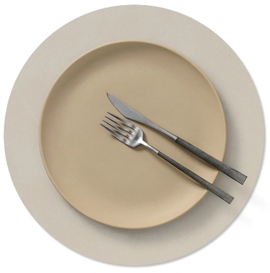 Öko bőr tányéralátét ø 30 cm Circle M Nupo – LIND DNA