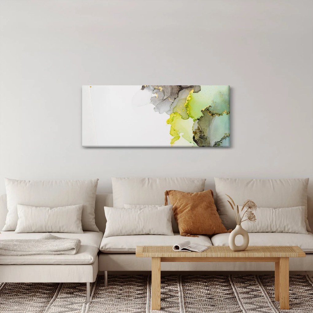 Kép - Absztrakt művészet tintával (120x50 cm)