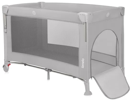 Lionelo - ELLEN 3 az 1-ben utazó kiságy, beton szürke