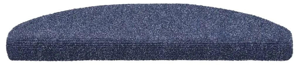 5 db kék tűlyukasztott öntapadó lépcsőszőnyeg 65 x 21 x 4 cm