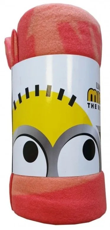 Minionos polár takaró piros 130x170 cm