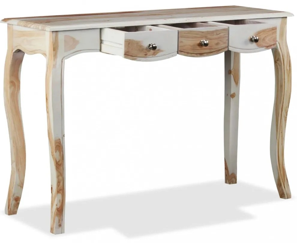 3 fiókos, tömör kelet-indiai rózsafa tálaló 110 x 40 x 76 cm