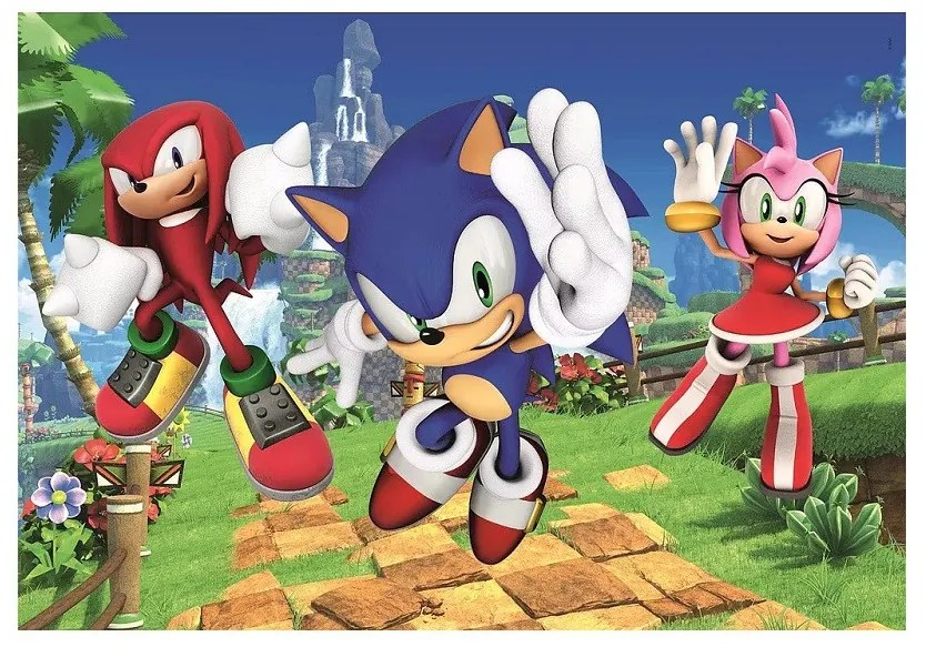 Sonic a sündisznó Amy Rose 104 db-os puzzle Clementoni