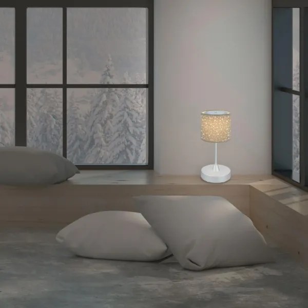 Brilo - LED tölthető asztali lámpa LOLE LED/3W/5V IP44 ezüst