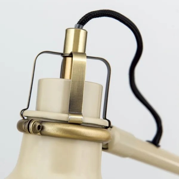 Orion LA 4-1222/1 - Asztali lámpa SCHILLER 1xE27/40W/230V krémes/bronz