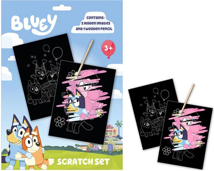 Bluey Life scratch képkarcoló készlet