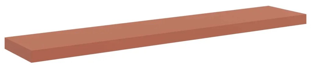 Falpolc Falra szerelhető 2 pcs Piros 120 x 23,5 x 4 cm Faanyag