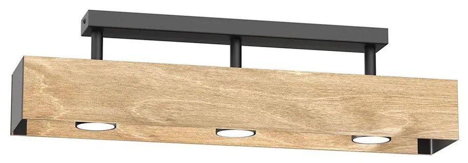 Felületre szerelhető csillár MAISON 3xGU10/8W/230V barna/tölgy