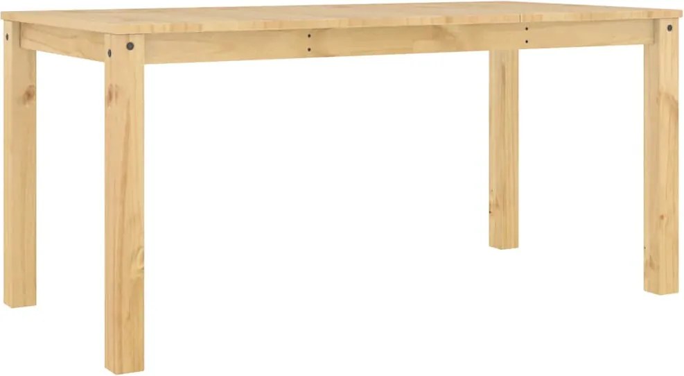 vidaXL Panama tömör fenyőfa ebédlőasztal 160 x 80 x 75 cm