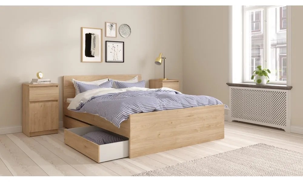 Natúr színű éjjeliszekrény Naia – Tvilum