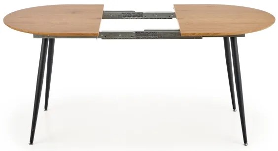 BALNOR étkezőasztal tölgy/fekete