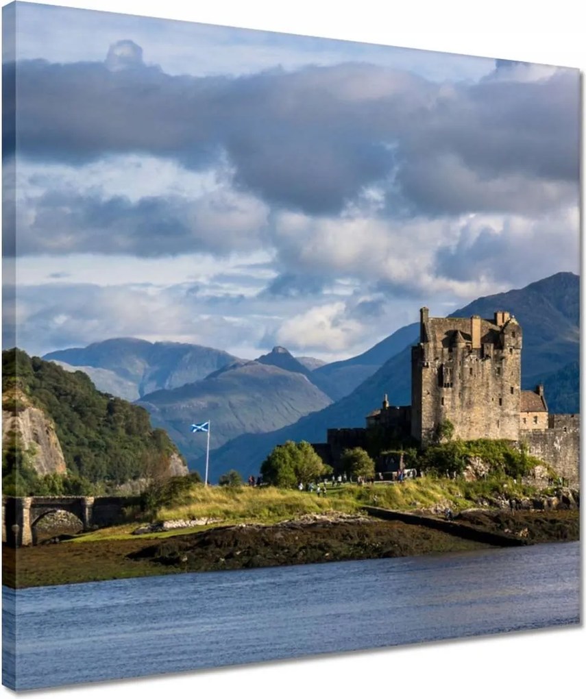 Vászonkép 40x40 Kastély a távolból