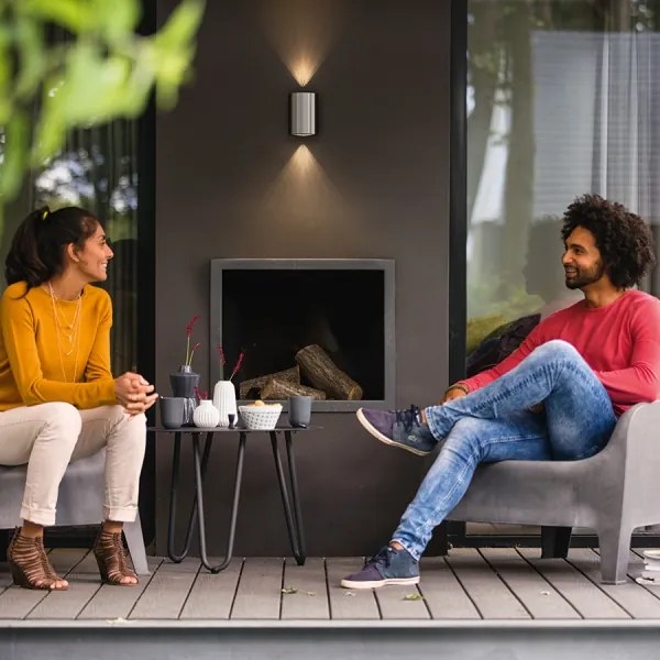 Philips 17357/47/P0 - LED Kültéri fali lámpa BUXUS 2xLED/4,5W IP44