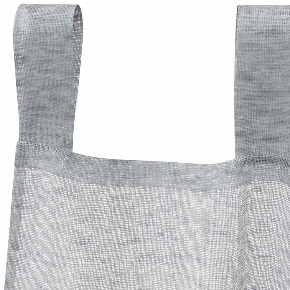 Függönyök függönyökkel 2 pcs Sötétszürke 140x175cm Poliészter