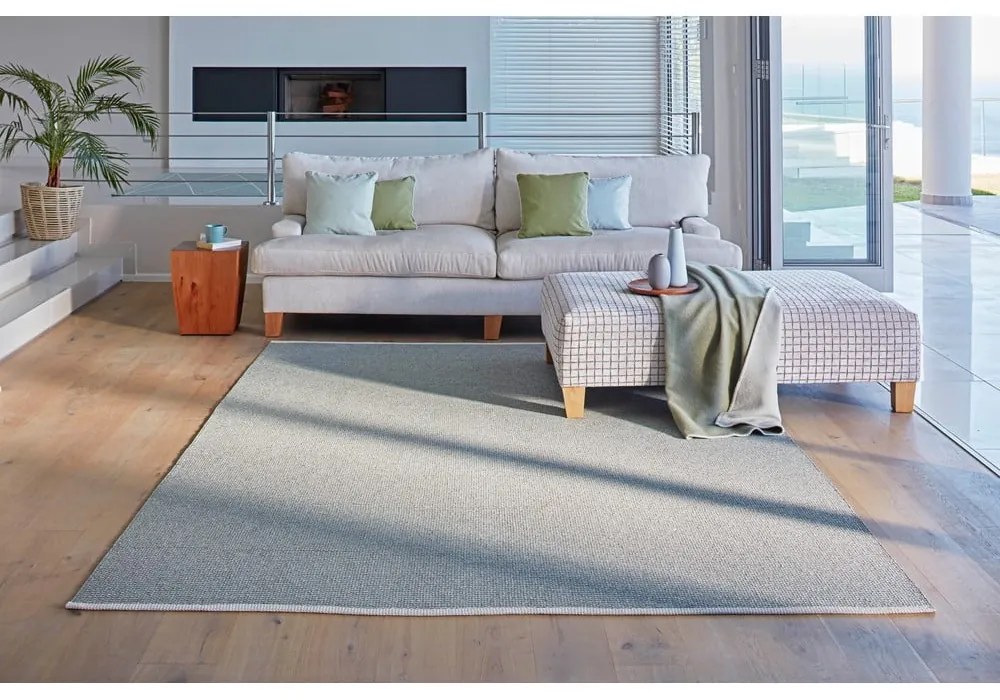 Szürkésbézs gyapjúkeverék takaró 140x200 cm Ylva Dark Linen – Pappelina