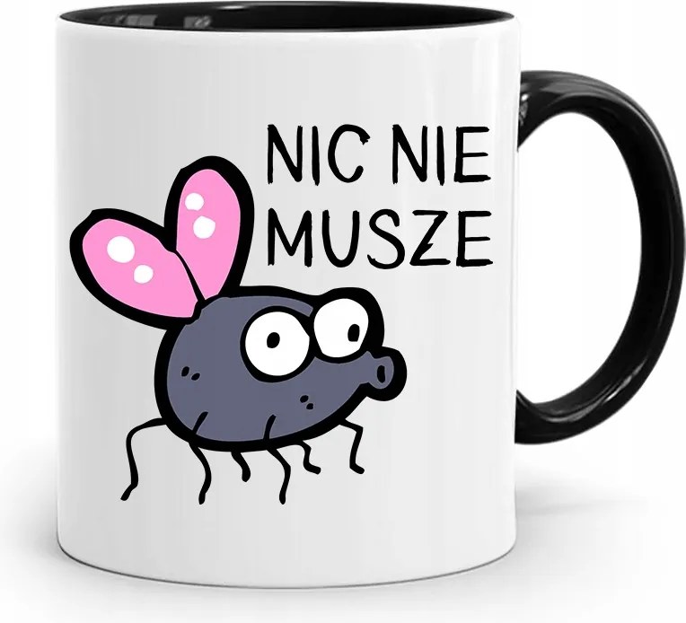 Bögre Fekete Vicces Nem Kell Semmi Nyomtatott fénykép