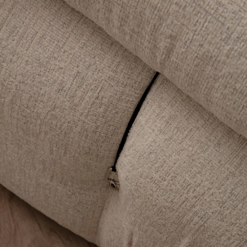 Taburette Bubble Pouffe krémes bouclette