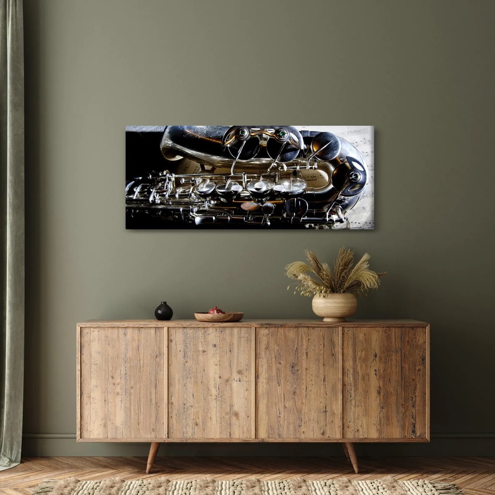 Kép - Szaxofon (120x50 cm)