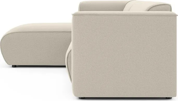 Bézs sarokkanapé (bal oldali-heverő résszel) Merid – Ropez