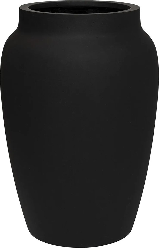 Pottery Pots Hera virágcserép, fekete, L-es méret - ø 51 cm | m. 74 cm - PotteryPots